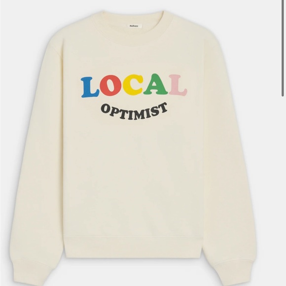 NWT* Madhappy Local Optimist Fleece Crewneck - Picture 1 of 4